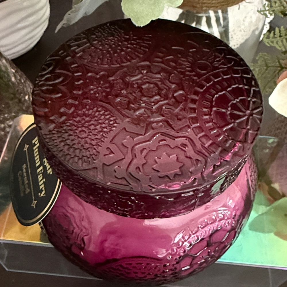 🆕🍡 LIMITED EDITION “SUGAR PLUM FAIRY” GLASS JAR CANDLE. (14 oz). BRAND NEW! - Picture 9 of 10